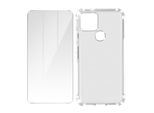 Avizar, Set Di Protezione Premium Google Pixel 5 Custodia Protettiva + Pellicola Protettiva, Trasparente