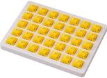Interruttori Per Tastiere Meccaniche Keychron Gateron Cap Gold Yellow Switch Set 35 Pezzi