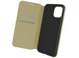 Cover In Ecopelle Classic Edition, Custodia Flip Per Apple Iphone 12 / 12 Pro - Oro