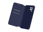 Avizar, Cover In Ecopelle Classic Edition, Custodia Flip Per Samsung Galaxy M12, Blu Scuro