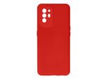 Custodia Semirigida In Silicone Per Oppo A94 5G, Soft Touch - Rosso