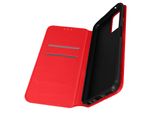 Cover In Pelle Finta Classic Edition Per Oppo A76 / A96, Realme 9I - Rosso