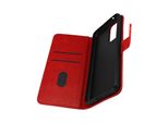 Custodia In Pelle Finta Con Funzione Di Supporto Per Samsung Galaxy A53 5G - Rosso