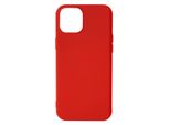 Custodia Semirigida In Silicone Per Apple Iphone 13 Mini, Soft Touch - Rosso