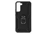 Avizar, Custodia Ibrida Per Cellulare Con Supporto Ad Anello Per Samsung Galaxy S22 Plus, Nero