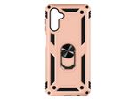 Custodia Ibrida Per Cellulare Con Supporto Ad Anello Per Samsung Galaxy A13 5G / A04S - Rosa