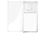Avizar, Set Di Protezione Premium Vivo X80 Pro Custodia Protettiva + Pellicola, Trasparente
