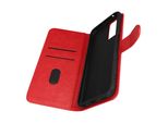 Custodia In Pelle Finta Con Funzione Di Supporto Per Oppo A76, A96, Realme 9I - Rosso