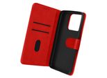 Custodia In Pelle Finta Con Funzione Di Supporto Per Xiaomi Redmi 10A - Rosso