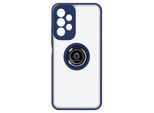 Avizar, Custodia Ibrida Per Cellulare Con Supporto Per Anello Samsung Galaxy A13 4G, Blu