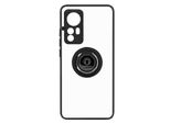 Avizar, Custodia Ibrida Per Cellulare Con Supporto Ad Anello Xiaomi 12 / 12X, Nero