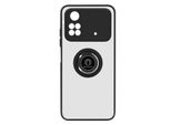 Avizar, Custodia Ibrida Per Cellulare Con Supporto Ad Anello Xiaomi Poco M4 Pro 4G, Nero