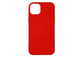 Custodia Semirigida In Silicone Per Apple Iphone 14, Soft Touch - Rosso