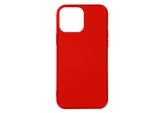 Custodia Semirigida In Silicone Per Apple Iphone 14 Pro Max, Soft Touch - Rosso
