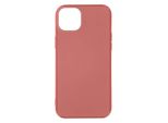 Custodia Semirigida In Silicone Per Apple Iphone 14 Plus, Soft Touch - Rosa Tenue