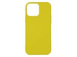 Custodia Semirigida In Silicone Per Apple Iphone 14 Pro Max, Soft Touch - Giallo
