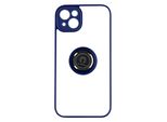 Avizar, Custodia Ibrida Per Cellulare Con Supporto Per Anello Apple Iphone 14, Blu