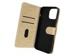 Custodia In Pelle Finta Con Funzione Di Supporto Per Apple Iphone 14 Pro Max - Oro