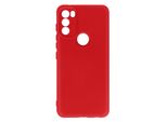 Custodia Semirigida In Silicone Per Motorola Moto G71 5G, Soft Touch - Rosso