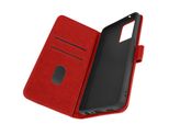 Custodia In Pelle Finta Con Funzione Di Supporto Per Oppo Reno 7 - Rosso