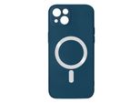 Avizar, Custodia Semirigida Per Cellulare Magsafe Per Apple Iphone 14 Plus, Soft Touch, Blu
