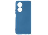 Custodia Semirigida In Silicone Per Honor X7, Soft Touch - Blu