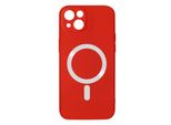 Custodia Semirigida Magsafe Per Apple Iphone 14 Plus, Soft Touch - Rosso