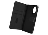 Avizar, Custodia In Pelle Finta Con Funzione Stand Per Oppo Reno 8 Lite 5G, Nero