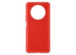 Custodia Semirigida In Silicone Per Honor Magic 4 Lite, Soft Touch - Rosso