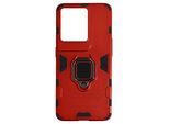 Custodia Antiurto Per Cellulare Oppo Reno 8 Pro 5G Con Supporto Ad Anello - Rosso