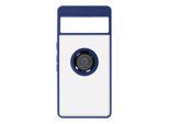Custodia Ibrida Per Cellulare Con Supporto Ad Anello Google Pixel 7 Pro - Blu Scuro