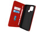 Custodia In Pelle Finta Con Funzione Di Supporto Per Xiaomi Redmi A1 / A2 - Rosso