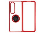 Custodia Ibrida Per Cellulare Con Supporto Ad Anello Samsung Galaxy Z Fold4 - Rosso
