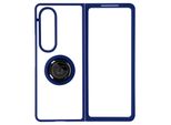 Avizar, Custodia Ibrida Per Cellulare Con Supporto Per Anello Samsung Galaxy Z Fold4, Blu