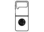 Avizar, Custodia Ibrida Per Cellulare Con Supporto Ad Anello Samsung Galaxy Z Flip4, Nero