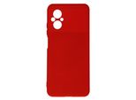 Custodia Semirigida In Silicone Per Xiaomi Poco M5, Soft Touch - Rosso