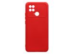 Custodia Semirigida In Silicone Per Xiaomi Poco C40, Soft Touch - Rosso