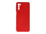 Custodia Semirigida In Silicone Per Motorola Moto G42, Soft Touch - Rosso