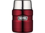 Thermos Per Alimenti Con Cucchiaio Pieghevole E Tazza 0,47L Rosso
