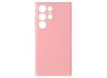 Custodia Semirigida In Silicone Per Cellulare Samsung S23 Ultra, Soft Touch - Rosa Tenue