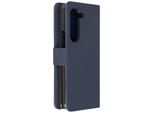 Custodia A Portafoglio Con Patta Magnetica Per Samsung Galaxy Z Fold5 - Blu Scuro