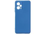 Custodia Semirigida In Silicone Per Xiaomi Redmi Note 12 5G, Soft Touch - Blu