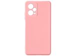 Custodia Semirigida In Silicone Per Xiaomi Redmi Note 12 5G, Soft Touch - Rosa Tenue