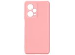 Custodia Semirigida In Silicone Per Xiaomi Redmi Note 12 Pro, Soft Touch - Rosa Tenue