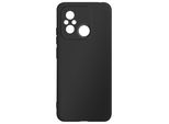 Custodia Semirigida In Silicone Per Xiaomi Redmi 12C, Soft Touch - Nero