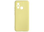 Custodia Semirigida In Silicone Per Xiaomi Redmi 12C, Soft Touch - Giallo
