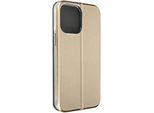 Custodia Iphone 14 Pro Max Porta Carte Porta Video Design Elegante Oro