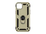 Custodia Ibrida Per Cellulare Con Supporto Ad Anello Per Apple Iphone 15 - Oro