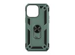 Custodia Ibrida Per Cellulare Con Supporto Ad Anello Per Apple Iphone 15 Pro - Verde