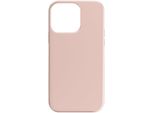 Custodia Semirigida In Silicone Per Apple Iphone 15 Pro Max, Soft Touch - Rosa Tenue
